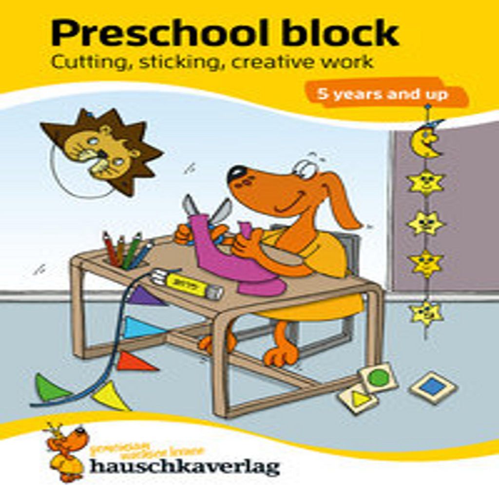 Vorschule Kinder Aktivität Bücher für 5+ Jahre alt für Jungen und Mädchen - Schneiden, Kleben, Vorschule Craft