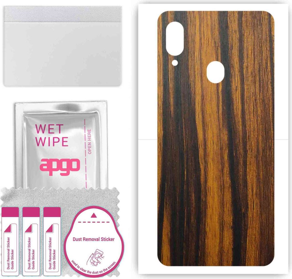 apgo Rückseite Schutzfolie, Skin, kompatibel mit ZTE Blade V10 Vita, Hinten Displayschutzfolie aus Vinylfolie, kratzfest, einfache Montage - Tiger...