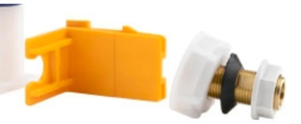 Robinet à flotteur 3/8 universel pour réparation de fuite WC pack - 4