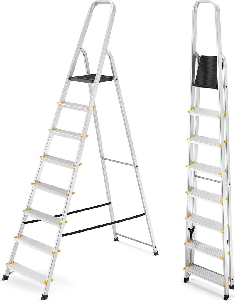 Drabina aluminiowa domowa jednostronna profesjonalna HIGHER Zdjęcie produktu 