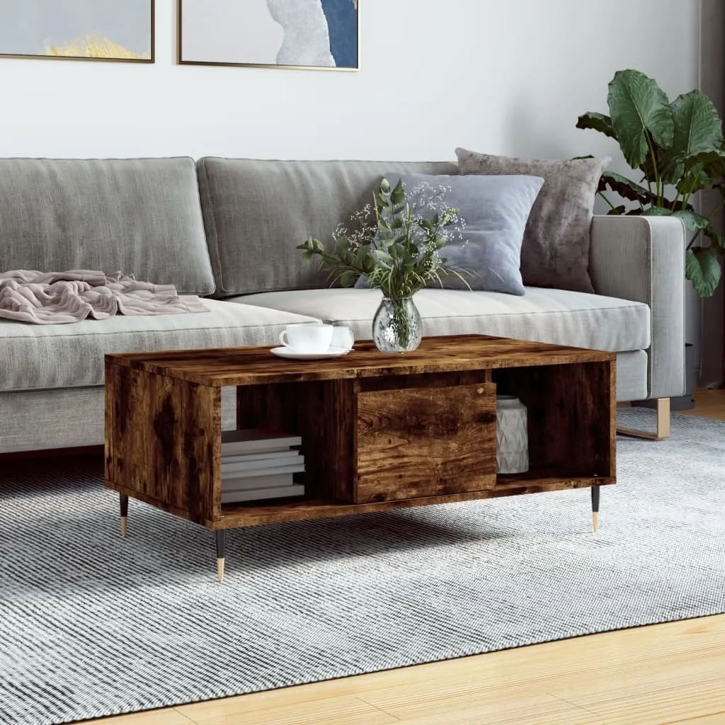 Tavolino Elegante in Rovere Affumicato - Hommie 3117112 Living