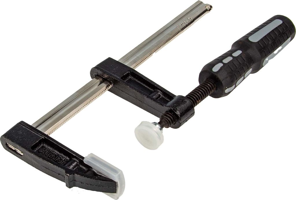 MASTERPROOF PROFESSIONAL Profi Schraubzwinge 50 mm x 150 mm, Temperguss, DIN 5117