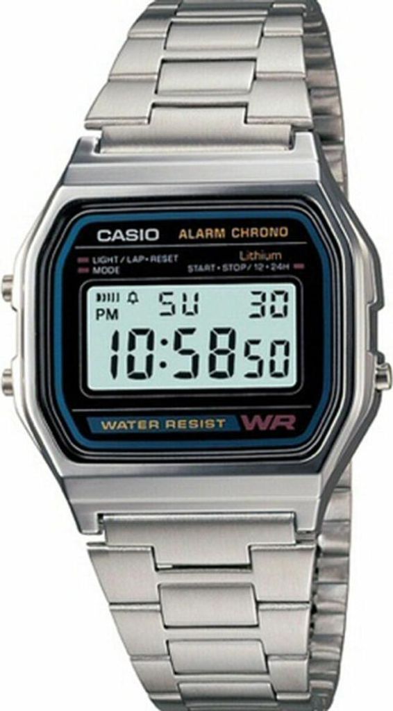 Casio Vintage polshorloge, model A158WA-1DF Productafbeelding 