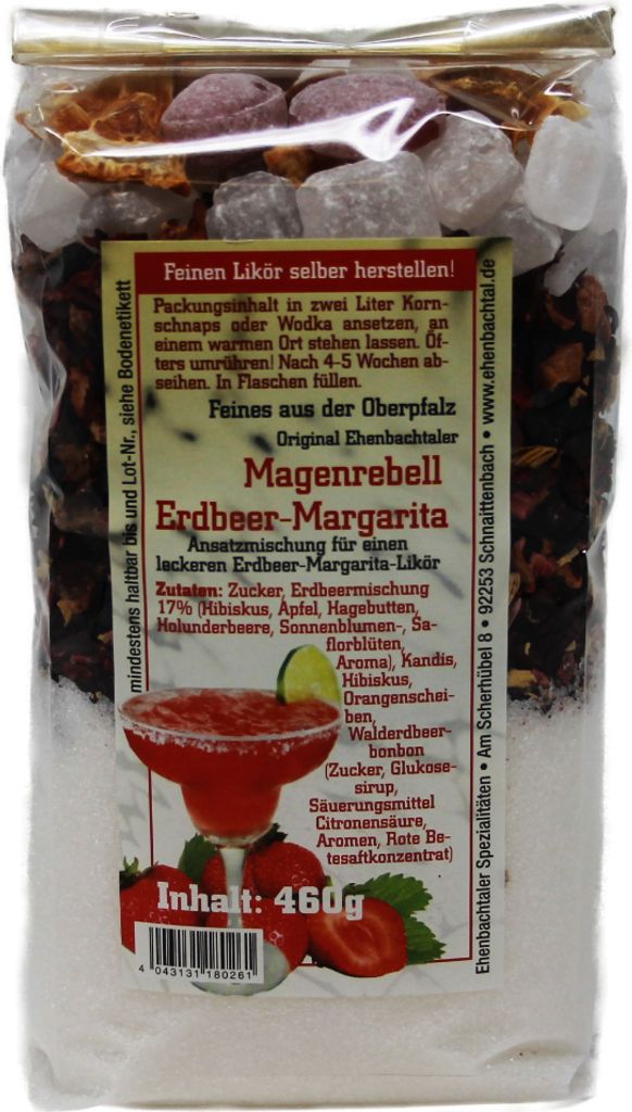 Magenrebell Erdbeer Margarita Ansatzmischung Kräuterlikör Produktbild 