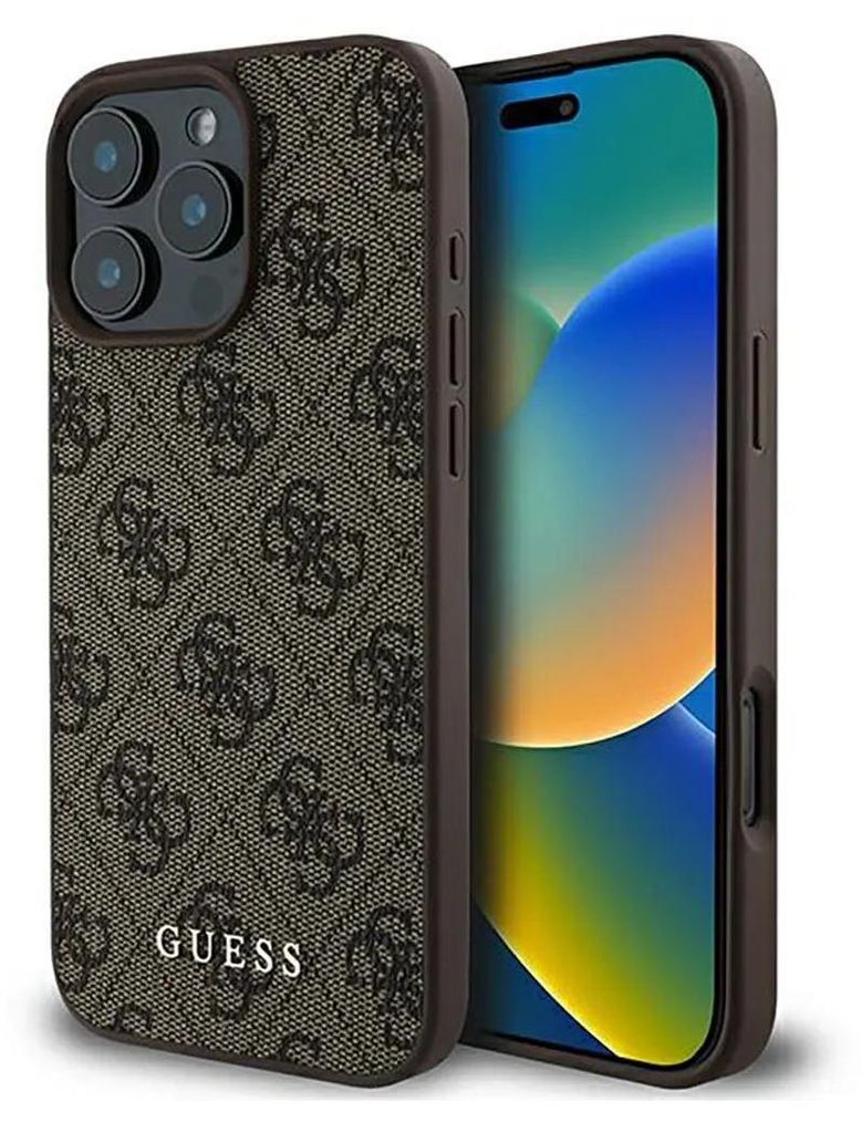Guess GUHCP16XG4GFBR iPhone 16 Pro Max 6.9" brun coque Image du produit 