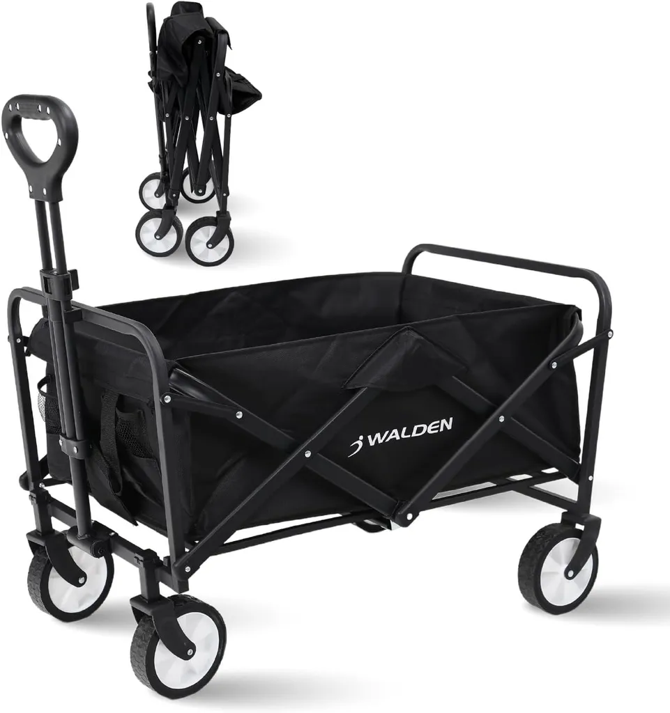 Chariot pour festival pliable Walden Sports - Transport tout-terrain 90kg