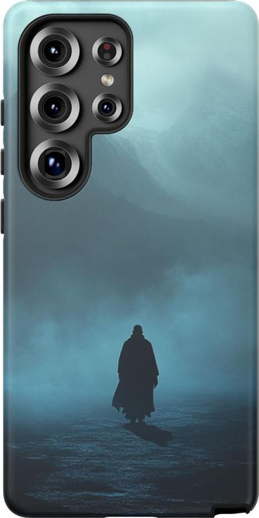 Geheimnisvolle Gestalt im Nebel – Handyhülle Kompatibel mit Galaxy S25 Ultra