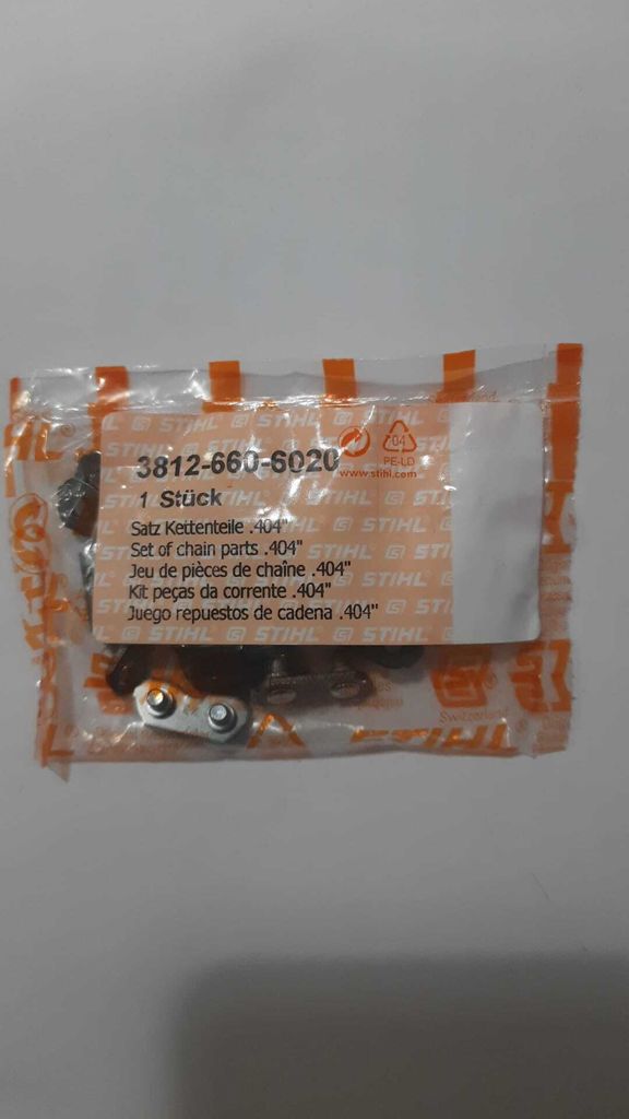 10x Maglie di collegamento rivettate originali STIHL .404" Immagine del prodotto 