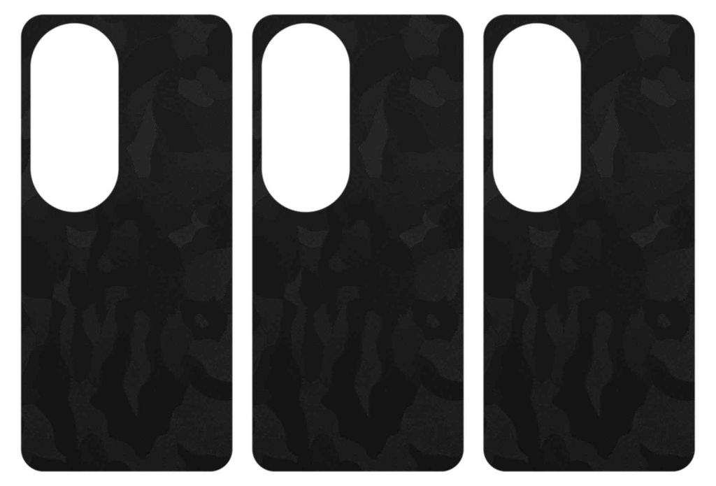 apgo Rückseite Schutzfolie, Skin, kompatibel mit Oppo Reno 10, Hinten Displayschutzfolie aus Vinylfolie, kratzfest, einfache Montage - Schwarzes T...