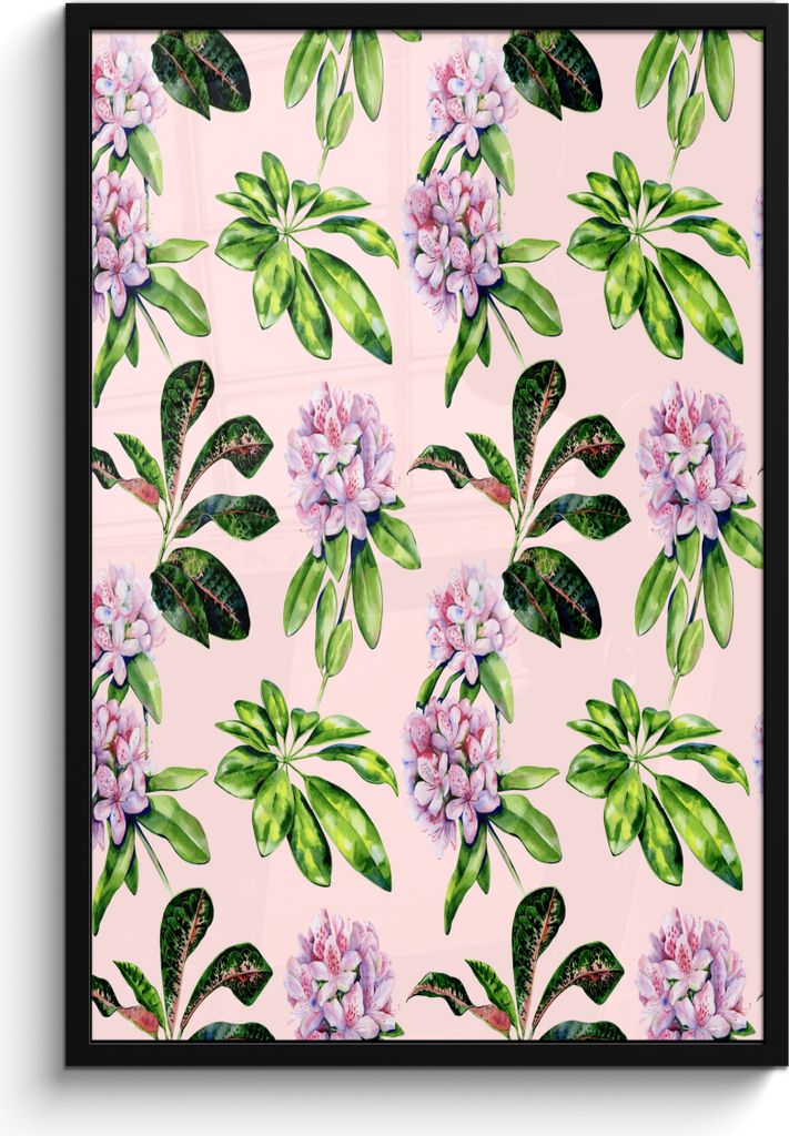 MuchoWow® MuchoWow® Gerahmtes Poster Blumen - Hortensie - Produktbild 