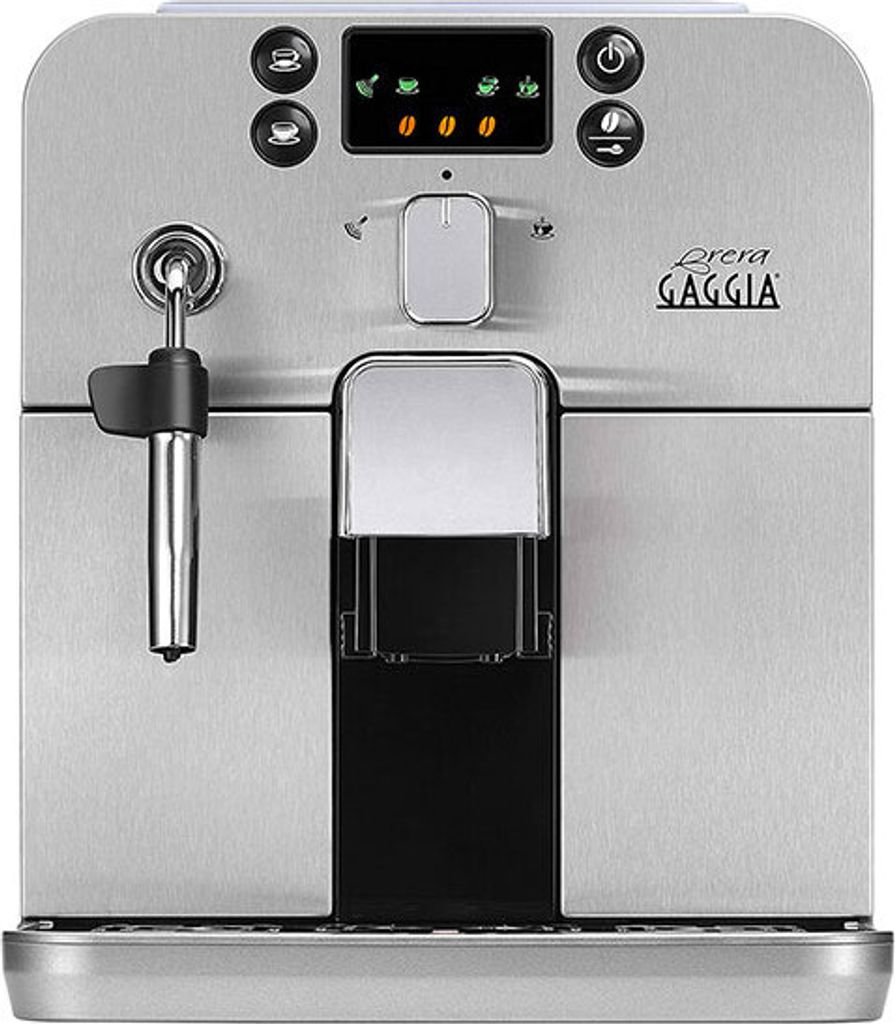 Gaggia Brera - Automatische Kaffeemaschine mit Cappuccinatore - 15 bar - Silber