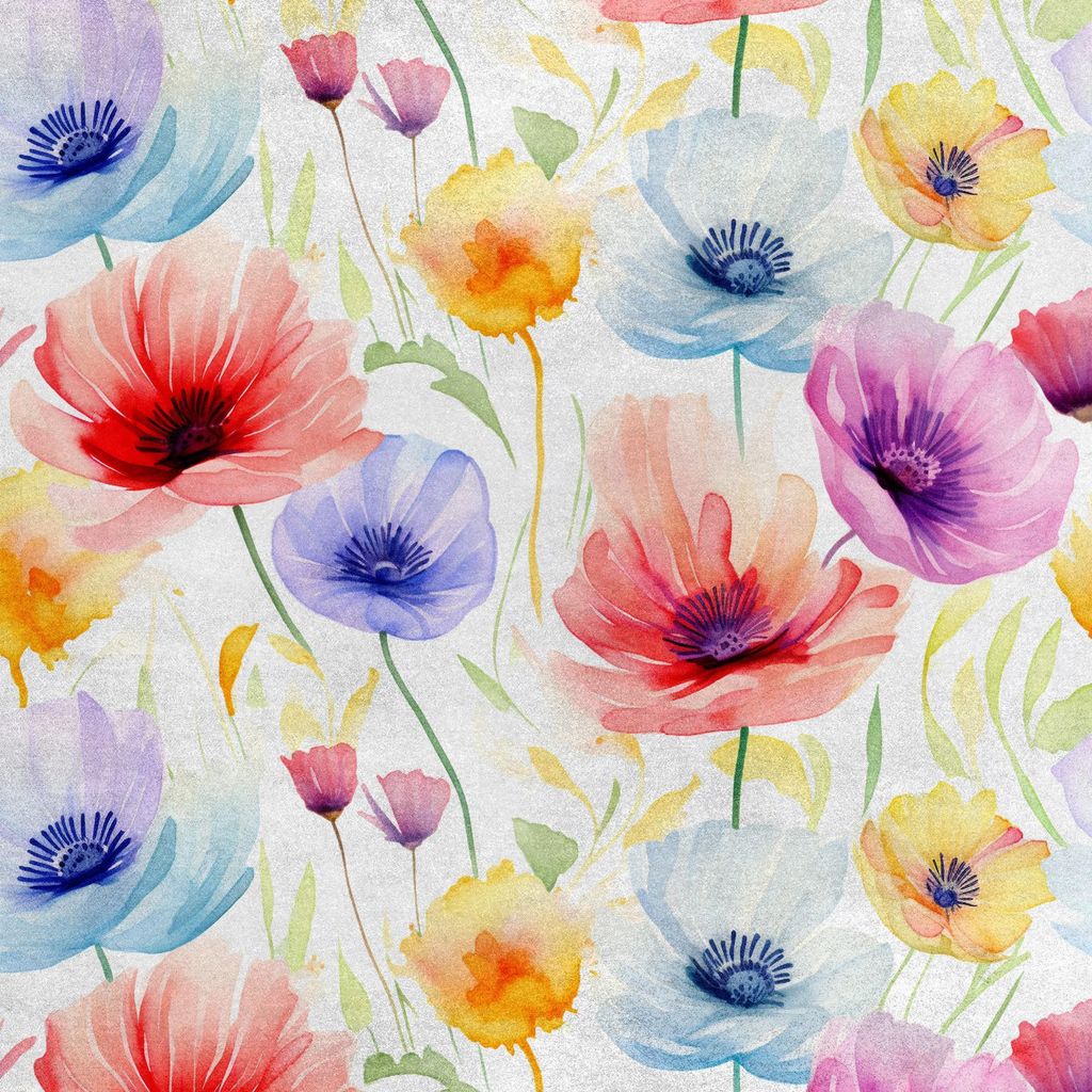Royal Samt Stoff Polyester Zum Nähen - Motiv Blumen - RDX2133