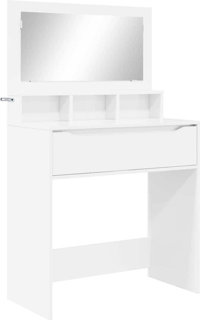 Schlafzimmer-Frisiertische Hochglanz Weiß 80 x 39,6 x 135 cm