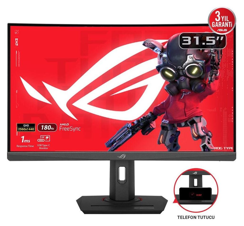 ASUS ROG Strix XG32WCS 80,1 cm (16:9) WQHD HDMI DP Obrázok produktu 