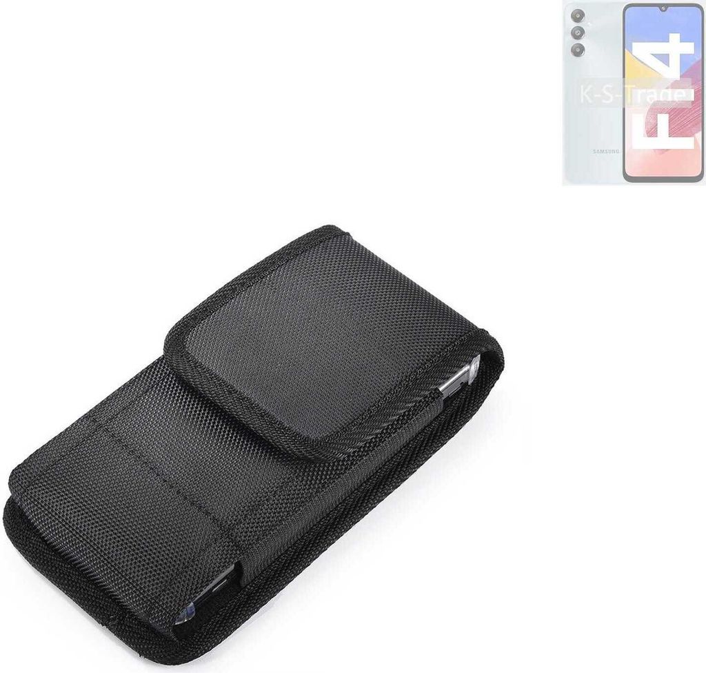 Holster Gürteltasche kompatibel mit Samsung Galaxy F14 4G Holster Gürtel Tasche wasserabweisend Handy Hülle Schutz Hülle Outdoor schwarz K-S-Trade
