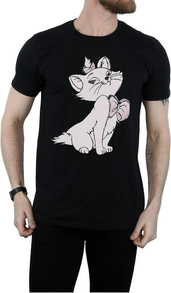 The Aristocats - T-Shirt für Herren BI505 (M) (Schwarz)