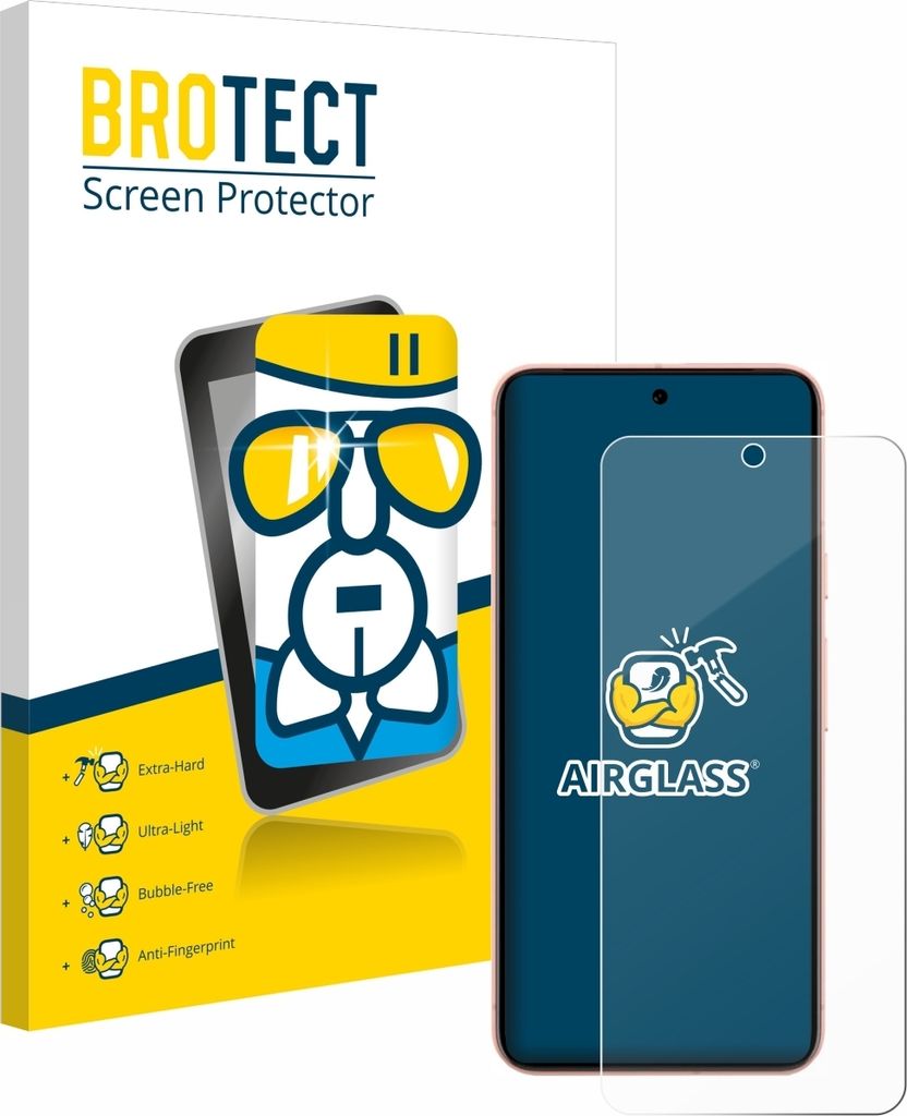 BROTECT Schutzglas für Google Pixel 8 (case-friendly) Schutzfolie Panzer Folie Glas Display Schutz klar