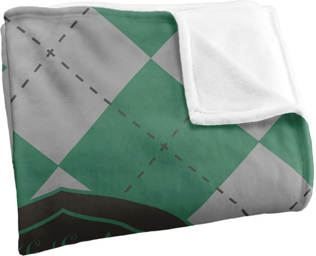 Plaid Harry Potter Serpentard en Polaire Douce - Couverture de Canapé - 3
