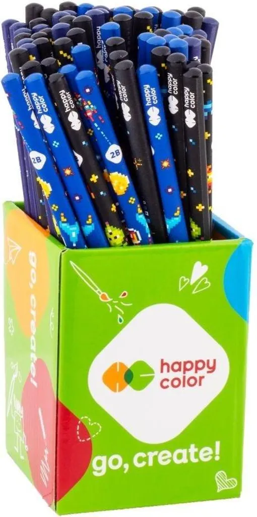 Fini la fatigue : Crayon triangulaire 2B Pixi Planet, lot de 72