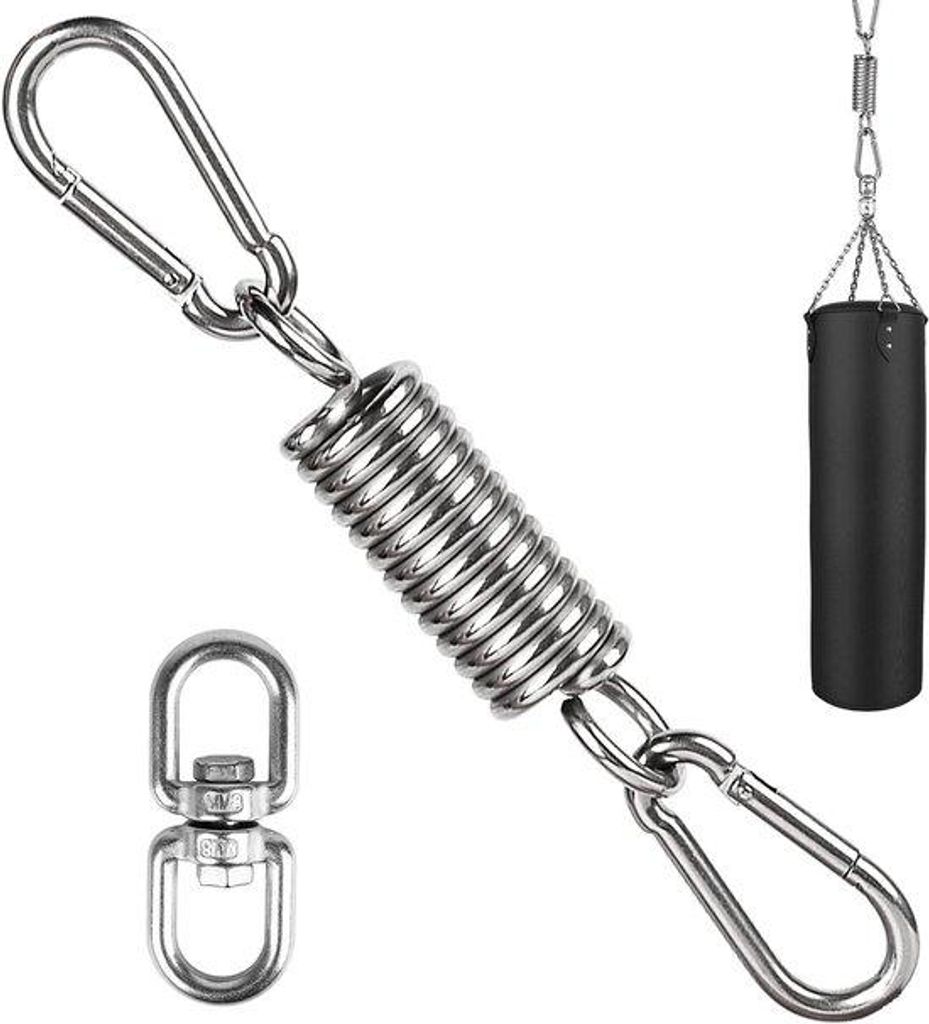 Edelstahl-Schaukelstuhl-Haken 360° drehbar mit Stahl-federn