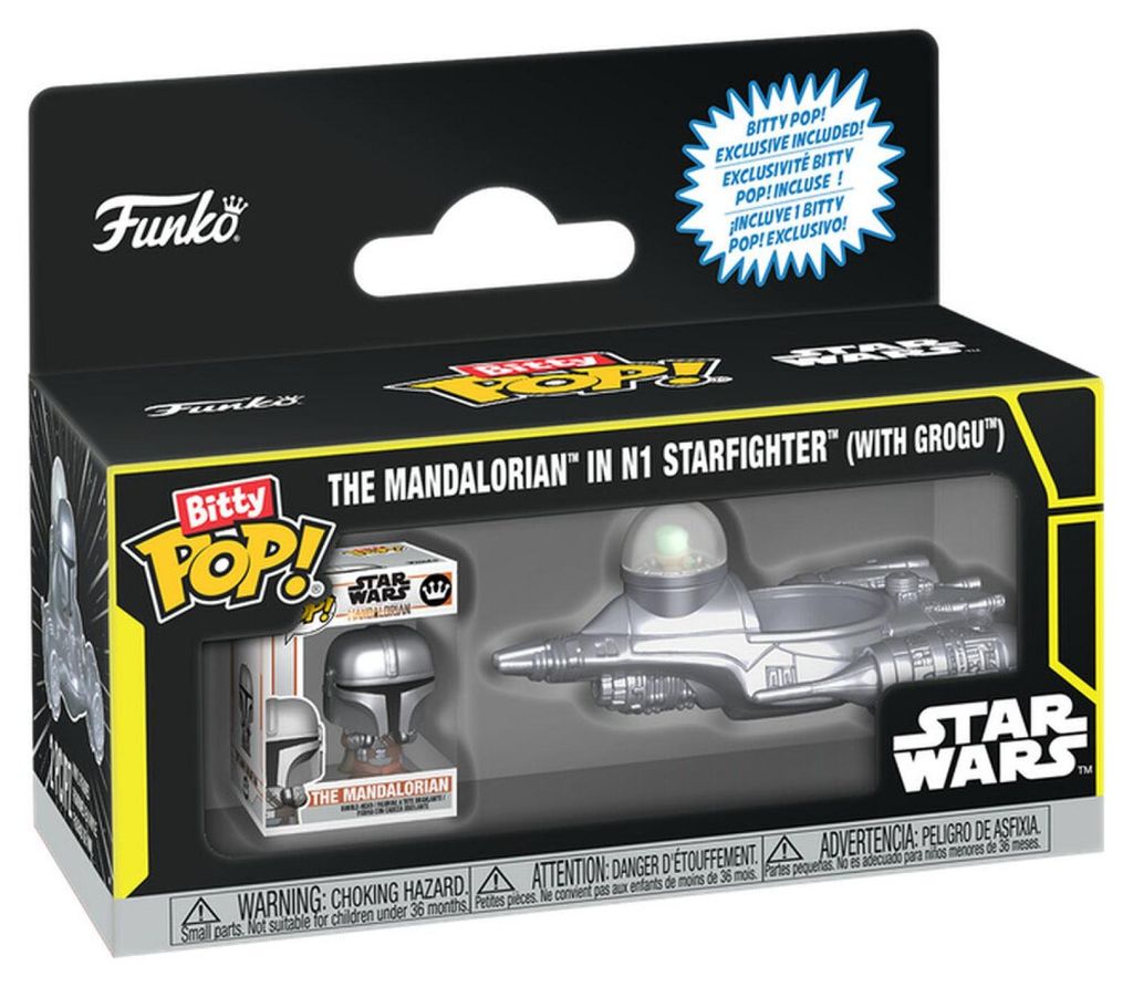 Funko Star Wars-bitty Pop Rides N1 W/mando Figur   Kinder  Produktbild 