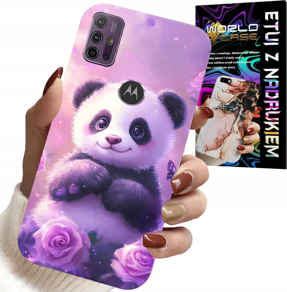 Regalo Perfetto: Custodia Panda Motorola Moto G10 Power + Vetro