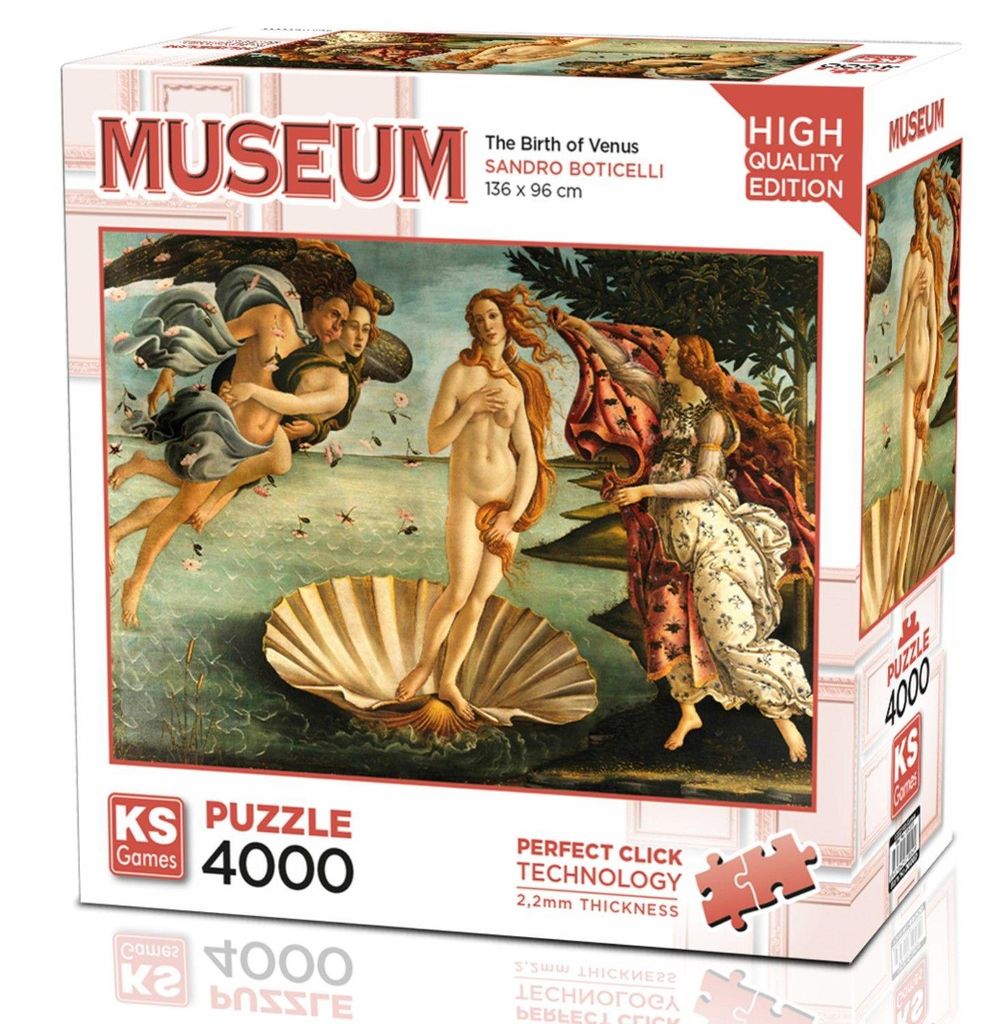 KS Games 23507 - Die Geburt der Venus - 4000 Teile Puzzle für Erwachsene