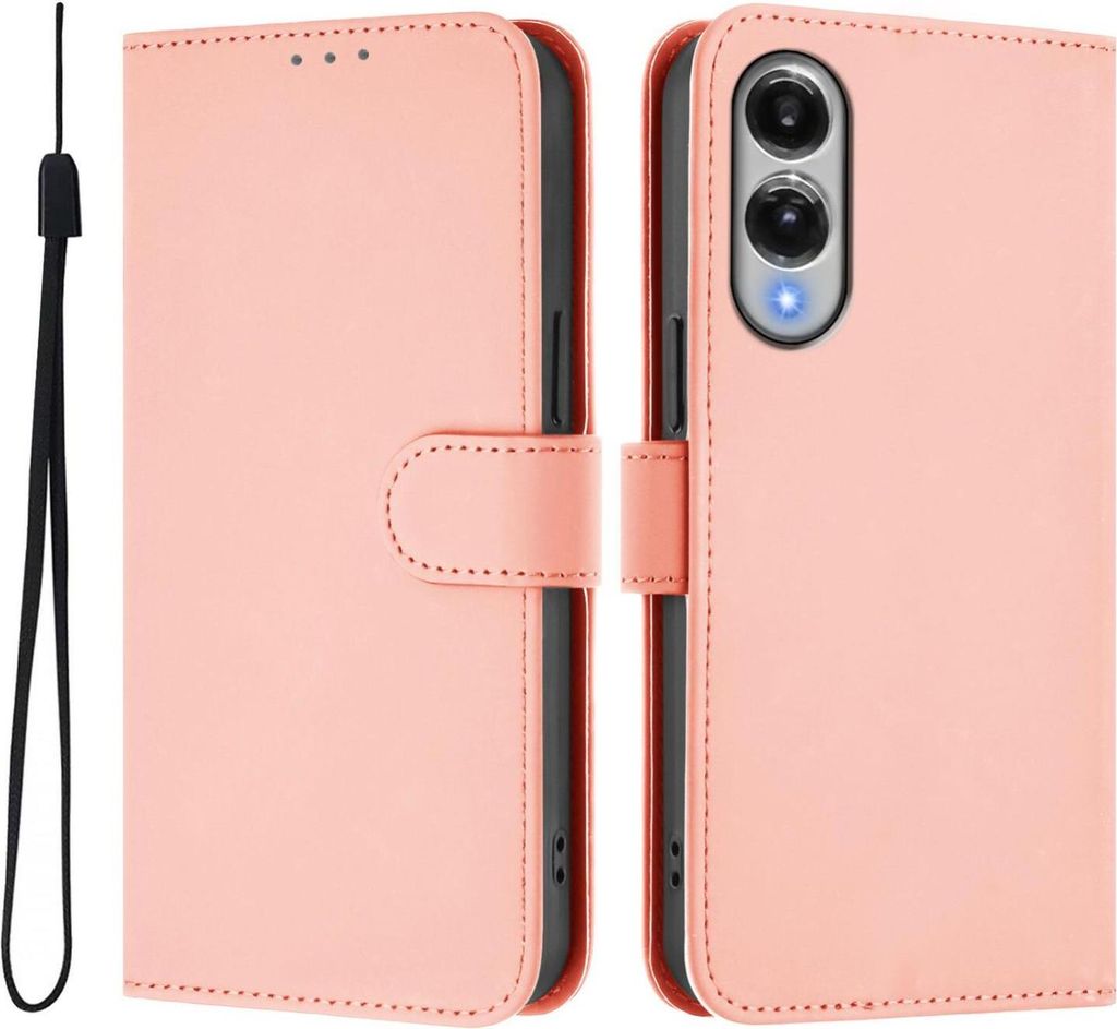 Mobigear Urban Wallet Samsung Galaxy S25 Edge Hülle Klapphülle Geldbörse - Pink