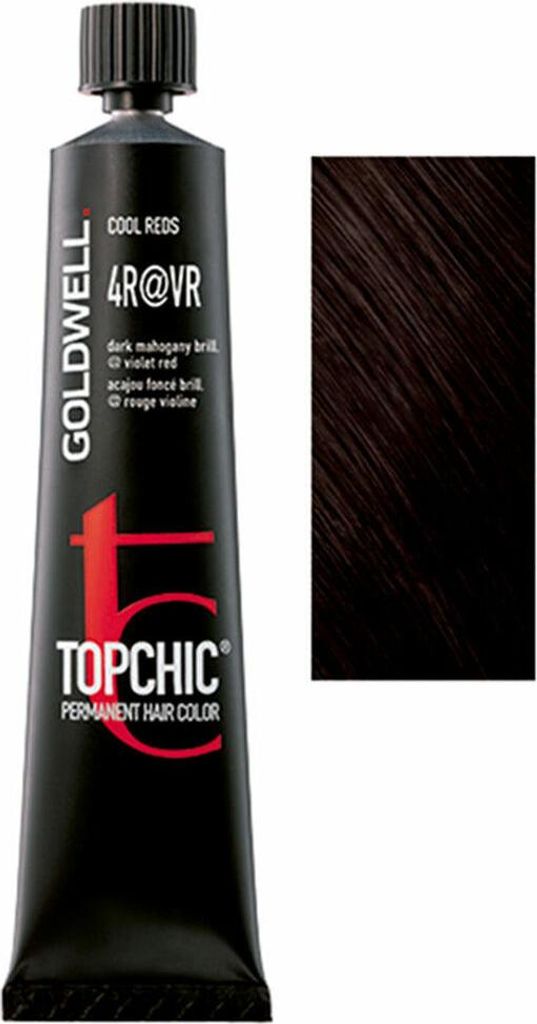 Goldwell Topchic Elumenated, Violett, 4R@VR, Dark Mahogany Produktbild 
