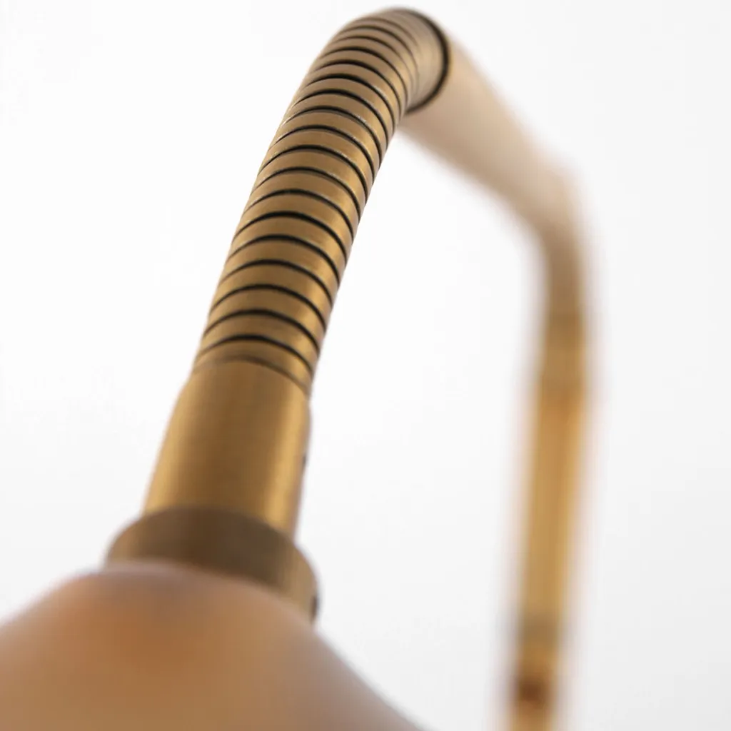 Mexlite - lampada da terra - Biron - bronzo - vetro metallo - lampada di design - LED - 7501BR - 4