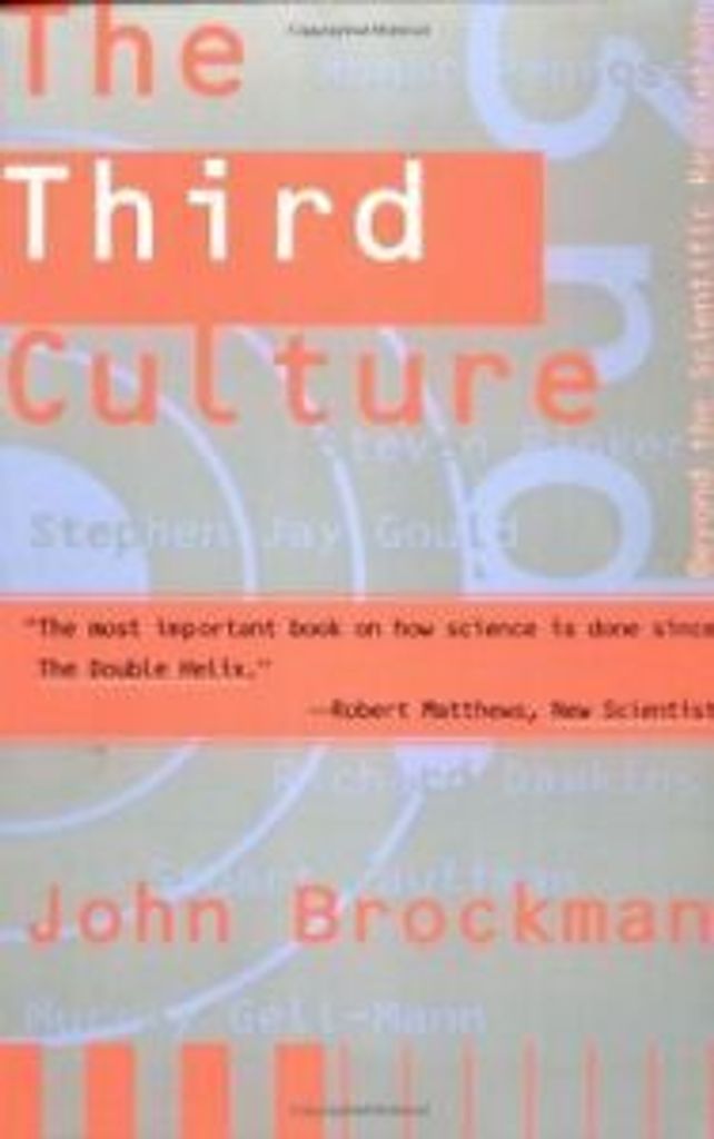 Third Culture: Beyond the Scientific Revolution, Brockman, John ,,