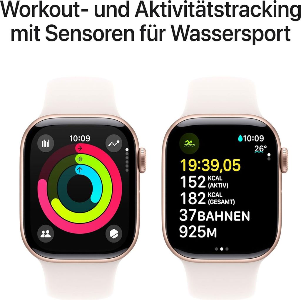 Watch Series 10 GPS, 42 mm Aluminiumgehäuse Rosegold, Produktbild 9