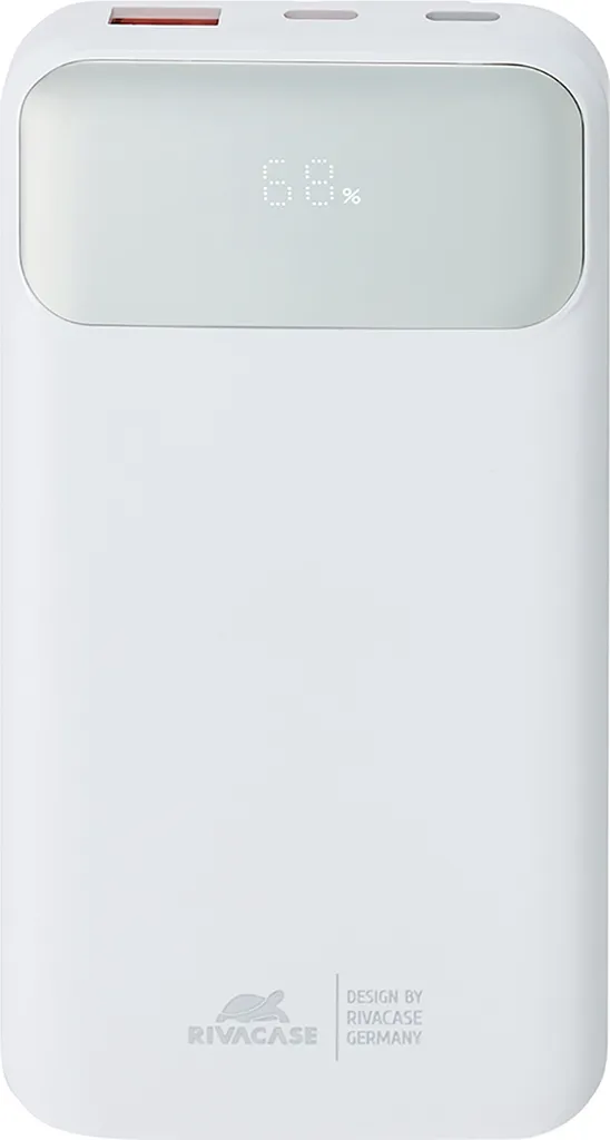 Batterie de Secours 22.5W Rivacase VA2211 Charge Rapide QC 3.0 Blanc