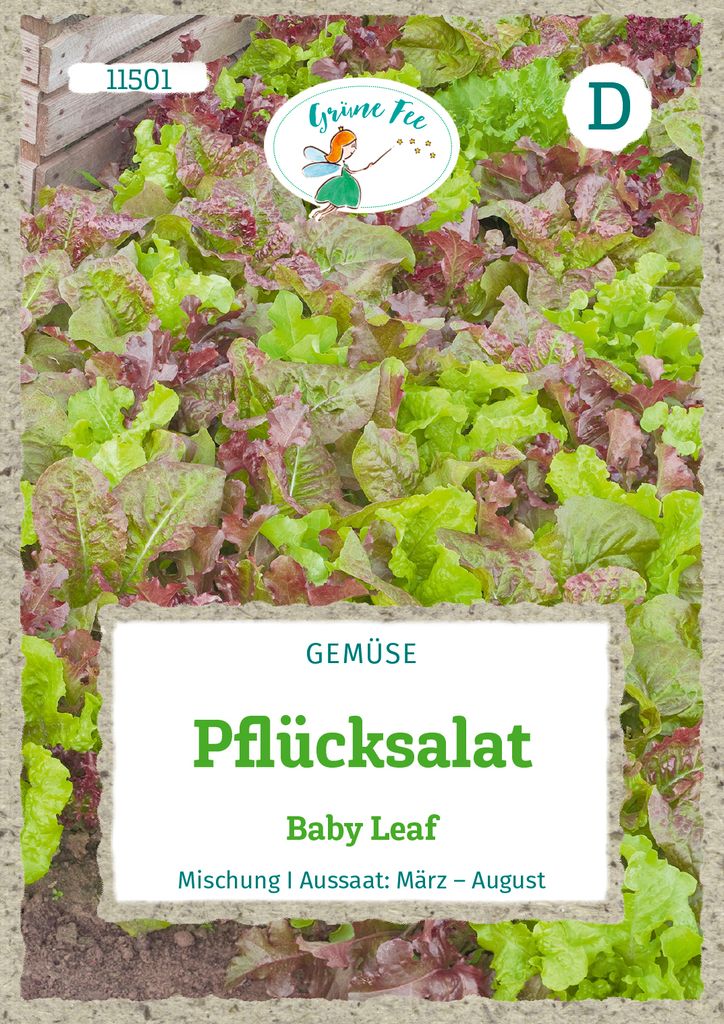 Grüne Fee - Pflücksalat Baby Leaf Samen - 11501