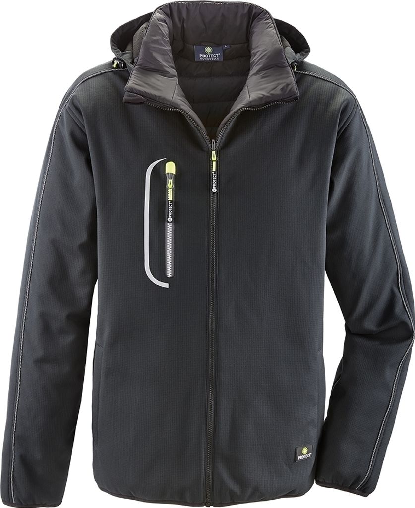 Winter-Softshelljacke KNOXVILLE schwarz Größe 3XL Produktbild 