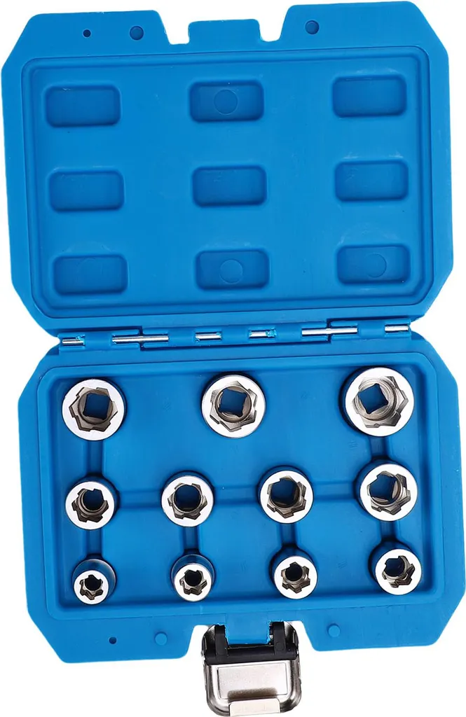 Extracteur de Boulons en Acier CR-MO avec Douilles 3/8 Pouces et Mallette
