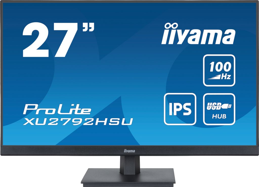 IIYAMA 68.6cm (27") XU2792HSU-B6 16:9 HDMI+DP+4xUSB IPS Zdjęcie produktu 1