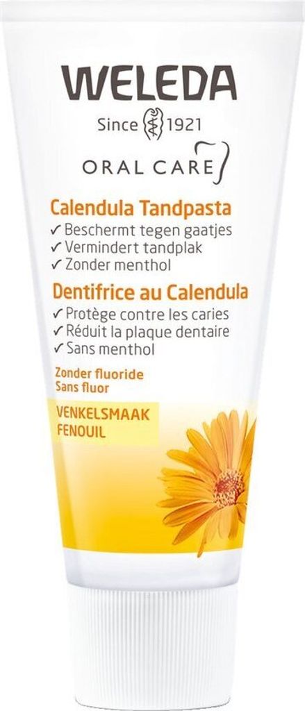WELEDA Calendula tandpasta (75 ml) Productafbeelding 