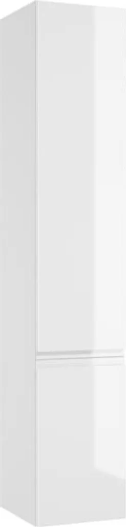 Armoire de bain suspendue 157 cm blanc brillant - Design spacieux slim