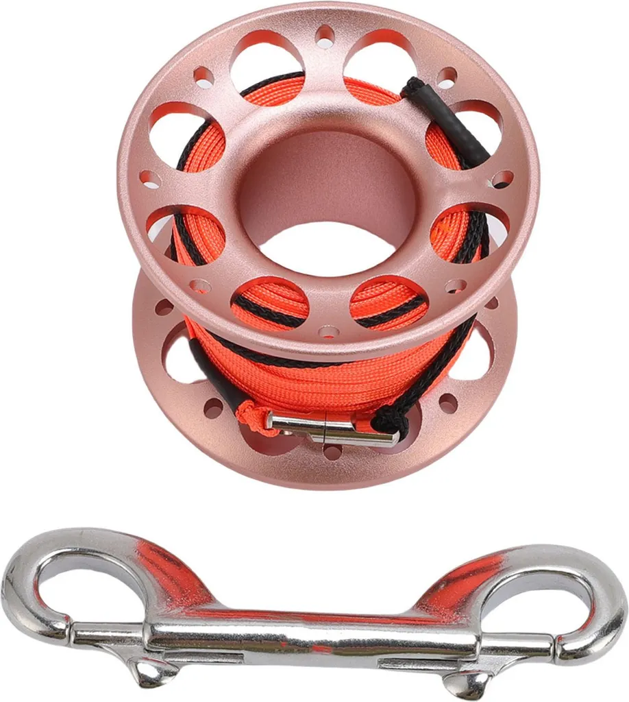 Moulinet de plongée compact 15m ligne Rosy et spool en aluminium robuste