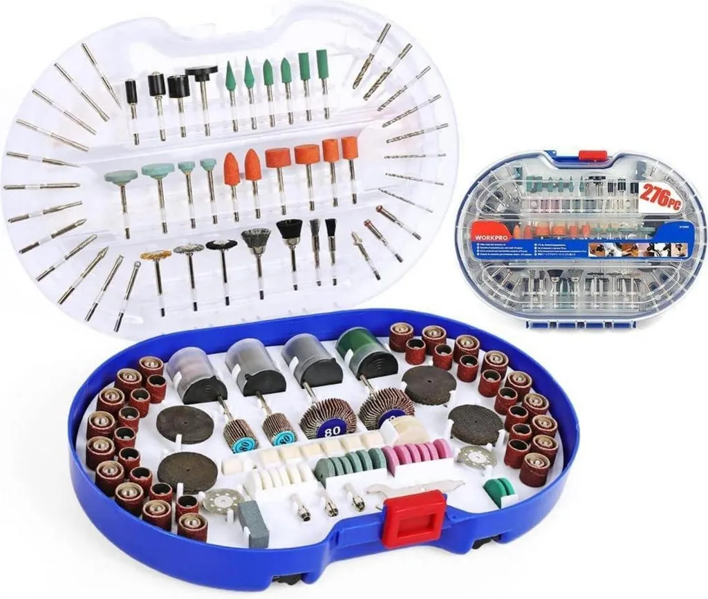 Accessoires pour outil rotatif 276 pcs : parfait pour le modélisme