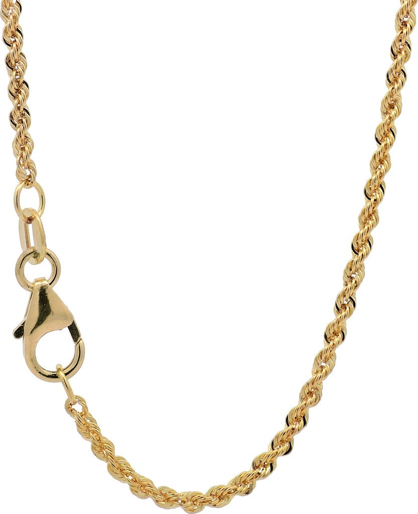 Goldkette Kordelkette massiv 1,7 mm - 585-14 Karat Gold Produktbild 