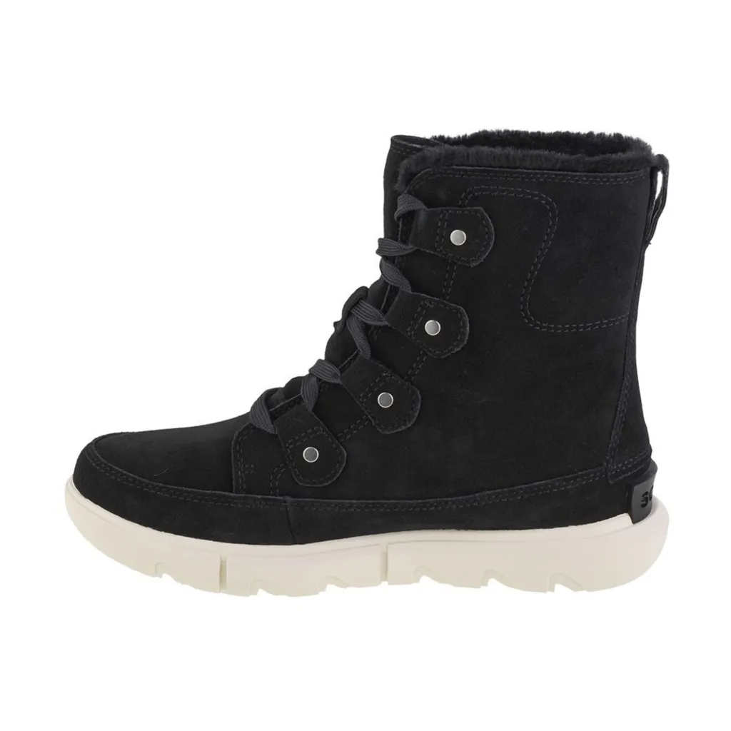 Botte de Marche Ville et Neige Sorel Explorer Next Joan WP Femme Noir