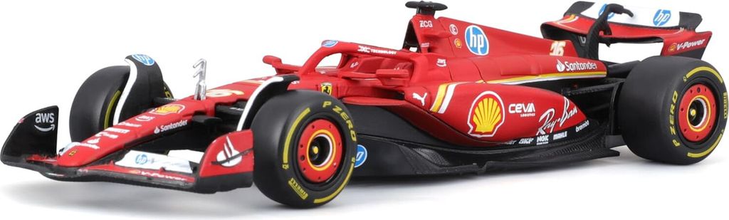 Bburago 18-36844L - Modellauto - Ferrari SF-24 Imola Leclerc #16 (Maßstab 1:43)
