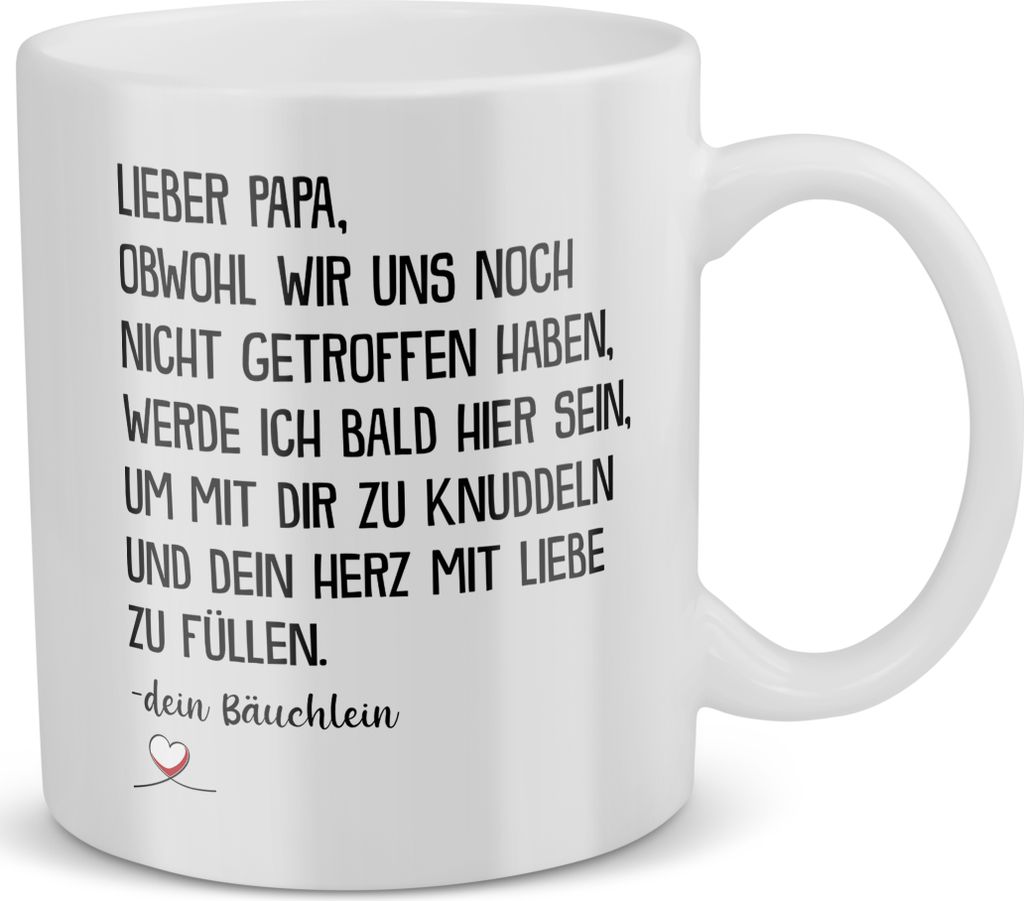 22Feels Du Wirst Papa Tasse Schwangerschaft Geschenk Männer Dad To Be Werdender Vater Vatertag Geburtstag Babyshower Babypary Kaffeetasse Haferl