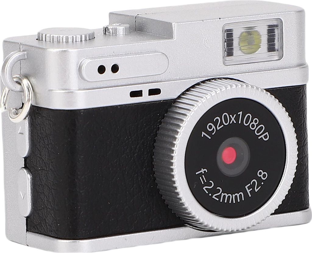 Keychain Video Camcorder Digitalkamera 20MP 1080p mit 0,96 -Zoll -LED -LED -Flllicht fr das Klettern Im Outdoor -Radfahren (Black)