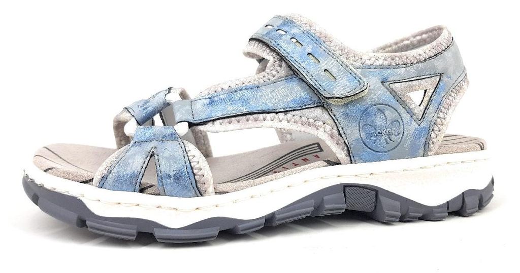 Rieker  Damenschuhe Sandalen Sportiv Sandale Blau Hochzeit Productafbeelding 