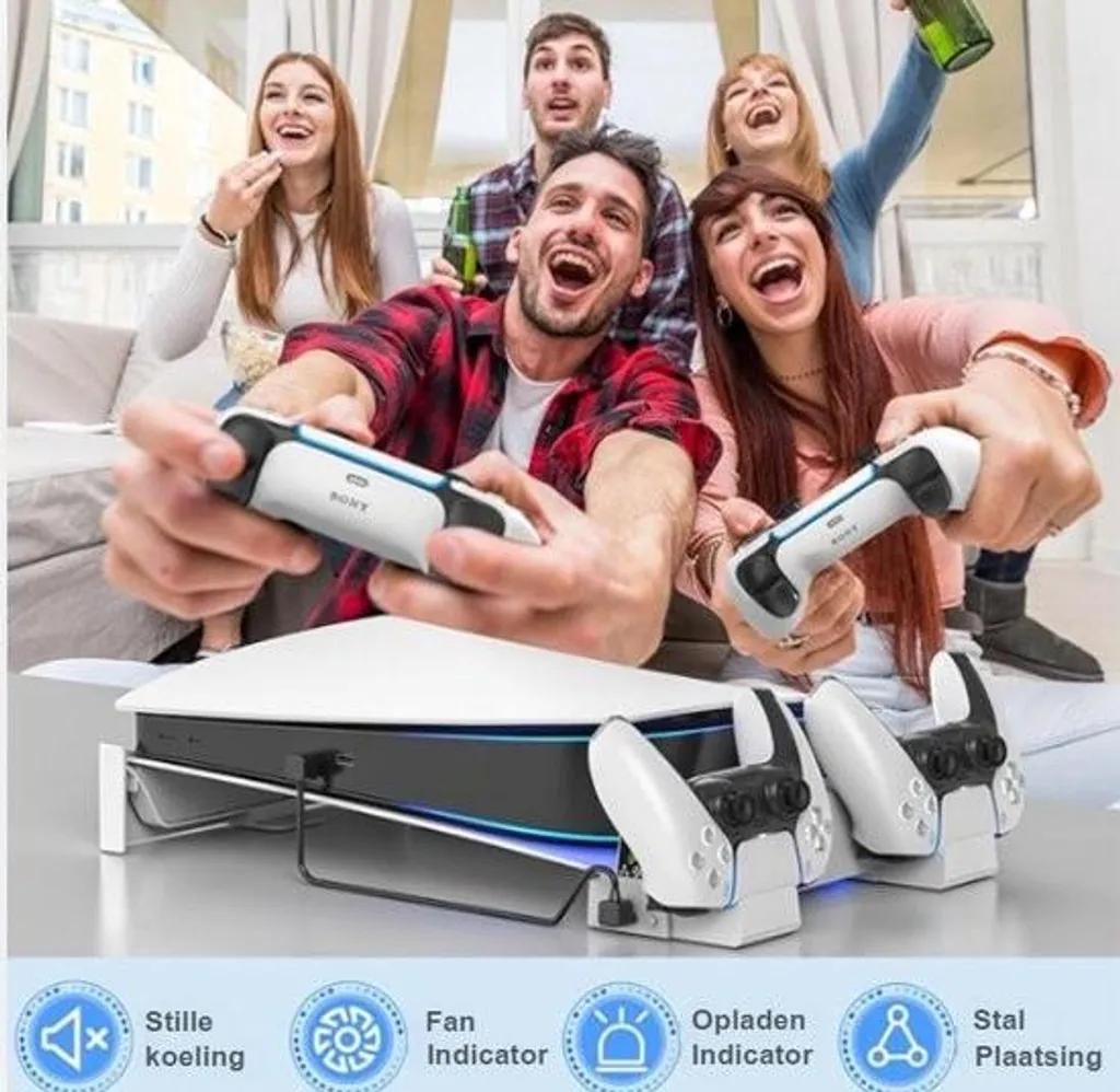 Refroidisseur Externe PS5 - Système de Ventilation USB avec 3 Ventilateurs - 3