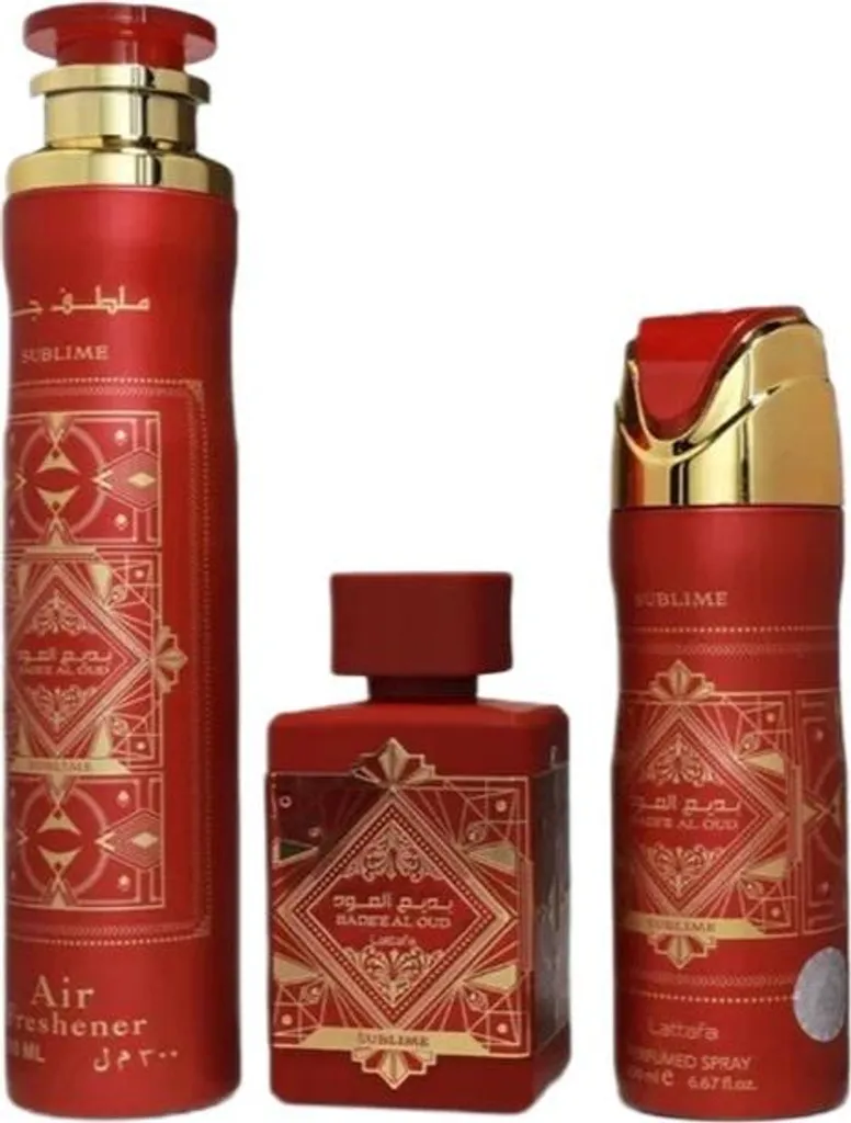Parfum Bade'e Al Oud Sublime Sillage Intense avec Spray Corps et Maison