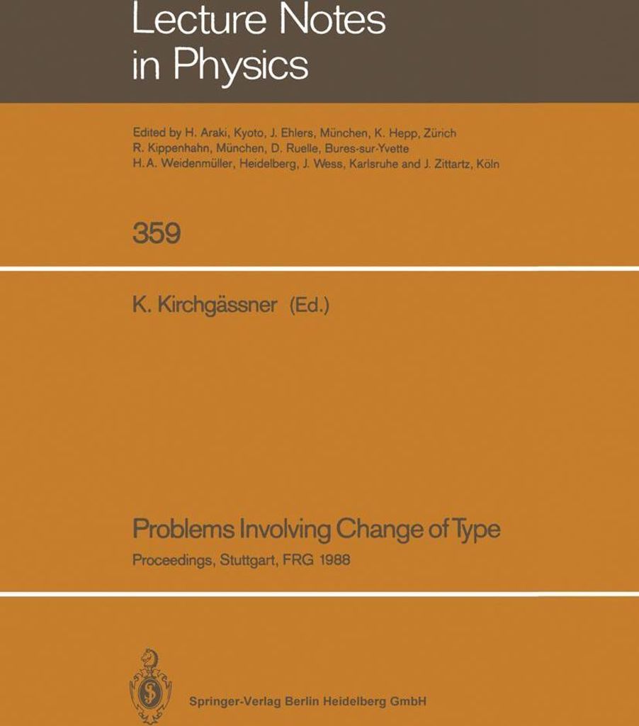 Problems Involving Change of Type